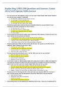 Kaplan Diag A MS3/180 Questions and Answers /Latest 2024/2025 Update/100% Correct