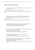 COLLECTION OF MOCK EXAM QUESTIONS LORD OF THE FLIES GCSE