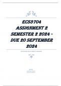 ECS3704 ASSIGNMENT 2 SEMESTER 2 2024 - DUE 20 SEPTEMBER 2024