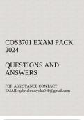 COS3701 Exam pack 2024 (Theoretical Computer Science III) Questions and answers