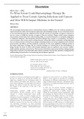 [EPQ FULL MARKS 60/60] To What Extent Could Bacteriophage Therapy Be Applied to Treat Certain Superbug Infections and Cancers and How Will It Impact Medicine in the Future?