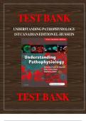 UNDERSTANDING PATHOPHYSIOLOGY 1ST CANADIAN EDITION EL-HUSSEIN – TEST BANK  |NEW UPDATE ||ALL CHAPTERS