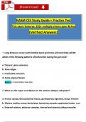 NASM CES Exam Study Guide + Practice Test Questions (2024 / 2025) with Verified Answers, 100% Guarantee Pass Score