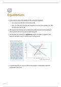 Market Equilibrium Summary - Microeconomics101 - Notion-Formatted Notes