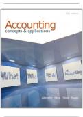 ACCOUNTING CONCEPTS AND APPLICATIONS (INTERNATIONAL EDITION) 11TH EDITION BY JAMES STICE EARL, STICE STEVE ALBRECHT SWAIN