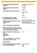 ABFM KSA ASTHMA EXAM TEST WITH VERIFIED ANSWERS GRADED A+