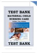 Test Bank For Maternal Child Nursing Care, 7th Edition by Shannon E. Perry, Marilyn J. Hockenberry, Mary Catherine Cashion, 9780323776714, All Chapters (1-50) UPDATEDMaternal Child Nursing Care,