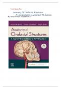 Test Bank for Anatomy of Orofacial Structures 8th Edition by Brand, All Chapters|| Newest Edition