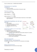samenvatting fysica miv wiskunde: temperatuur en warmte