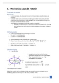 samenvatting fysica miv wiskunde: rotatie 