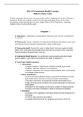 NSG 221-  Community Health Concepts_ Midterm Study Guide.