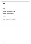 ocr A Level Further Mathematics B (MEI) (Y431-01) Mark Scheme and Question Paper June2024 APPROVED