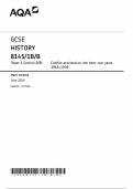 AQA GCSE HISTORY 8145/1B/B Paper 1 Section B/B: Conflict and tension, the inter-war years 1918–1939 Mark scheme June 2024 Version: 1.0 Fina