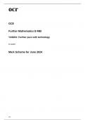 ocr A Level Further Mathematics B MEI (Y436-01) Mark Scheme June2024.