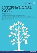 Edexcel IGCSE (9-1) English Anthology Textbook