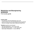 Metabolism & Bioengineering: FULL COURSE GUIDE