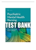 NSG 388 Test Bank - Psychiatric Mental Health Nursing By Mary Townsend 9th Edition Chapter 1_38/ Top Score A