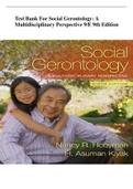 Test Bank For Social Gerontology A.pdf