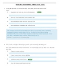 HESI RN Pediatrics A | PRACTICE TEST