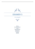 examen 5: opstellen van een verpleeplan/beoordeling goed/verpleegkunde