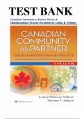 Test Bank for Canadian Community as Partner Theory & Multidisciplinary Practice 5th edition By Ardene R. Vollman