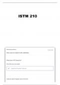     ISTM 210 EXAM 2 QUESTIONS AND ANSWERS