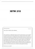 ISTM 210 EXAM 3 CURTSINGER QUESTIONS AND ANSWERS