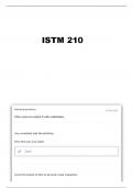  ISTM 210 (TAMU) EXAM 3 QUESTIONS AND ANSWERS