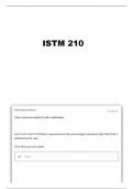  ISTM 210 EXAM 2 EXCEL (PHINNEY) QUESTIONS AND ANSWERS