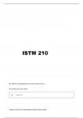 ISTM 210 EXAM 3 HTML QUESTIONS AND ANSWERS