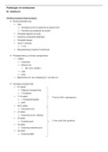 Samenvatting Pathologie van de verloskunde (Dr. Claerhout) 