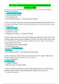 RN ATI - Fluid & Electrolytes Exam Questions & Answers, 2024