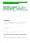 Test bank For Huether and McCances Understanding Pathophysiology, Canadian Edition 2nd Edition by Kelly Power-Kean, Stephanie Zettel, Mohamed Toufic El-Hussein, Sue E. Huether, Kathryn L. McCance |Chapter 1-42 |