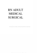 ATI RN MEDICAL SURGICAL PROCTORED EXAM 2019