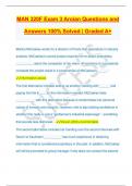 MAN 320F Exam 3 Aroian Questions and Answers 100% Solved | Graded A+