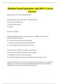 Dietitian Exam2 Questions with 100% Correct Answers