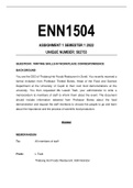 ENN1504 Assignment 1 Semester 1 2022