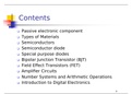 PASSIVE ELECTRONICS COMPONENTS