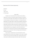 Olga Jimenez HCA 240 Variance Analysis essay.