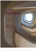 TEST BANK -- SUMMARY INTRODUCTION TO PSYCHOLOGY, 8TH EDITION BY PETER O. GRAY (AUTHOR), DAVID BJORKLUND (AUTHOR)PART 1 (PB0014) -- SAMENVATTING INLEIDING TOT DE PSYCHOLOGIE, 8E EDITIE DOOR PETER O. GRAY (AUTEUR), DAVID BJORKLUND (AUTEUR)DEEL 1 (PB0014) --