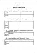 Worksheet 1-3 (Covers Chapter 1-4)