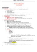 NSG 331 - Exam 1 Study Guide.