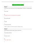 Chamberlain College of Nursing: BIOS 242 Microbiology Week 6 Quiz (2 Versions, Latest-2022) / BIOS242 Week 6 Quiz / BIOS 242 Week 6 Quiz: Microbiology | 100% Correct Answers, Already Graded “A” |