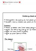 Unit 6 - Control of Blood Water Potential 