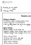 Unit 7 - Measurements in Ecology 