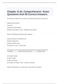  Chapter 11 EL Comprehensive  Exam Questions And All Correct Answers.