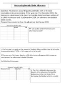 Decreasing Doubtful Debts Step-by-step