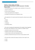 TEST BANK Chapter 17: Nose, Mouth, and Throat PHYSICAL EXAMINATION AND HEALTH ASSESSMENT 8TH EDITION JARVIS MULTIPLE CHOICE 1. The primary purpose of the ciliated mucous membrane in the nose is to: a. Warm the inhaled air. b. Filter out dust and bacteria.