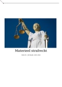 Samenvatting  Materieel Strafrecht
