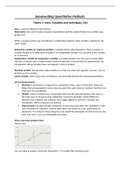 Samenvatting lectures Quantitative Methods 